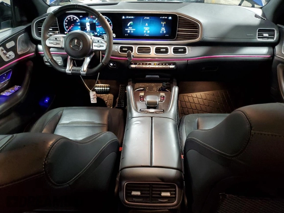 2021 Mercedes-Benz GLE 53 AMG with VIN 4JGFD6BB7MA316555, listed as a Copart auction lot 54922005 with 68,144 mi miles and Salvage title. Bid and sale history available at DreamBid. Image 8.
