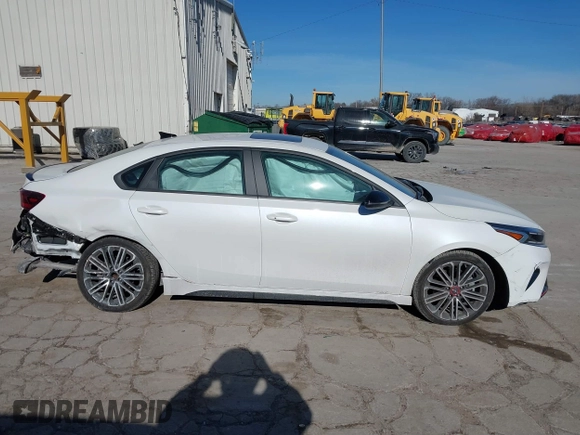 2023 Kia Forte GT with VIN 3KPF44AC6PE680552, listed as a IAAI auction lot 41429512 with 8,817 mi miles and . Bid and sale history available at carsss.com. Image 13.