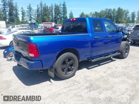 2018 Ram 1500 Express with VIN 1C6RR7FG9JS272506, listed as a IAAI auction lot 42353164 with 85,751 mi miles and . Bid and sale history available at DreamBid. Image 4.