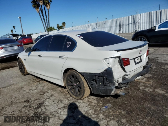 2014 BMW 5 Series 528i with VIN WBA5A5C56ED509725, listed as a Copart auction lot 47868615 with 109,344 mi miles and Salvage Title. Bid and sale history available at carsss.com. Image 2.
