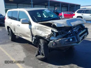 2012 Lexus GX 460 with VIN JTJBM7FX2C5040319, listed as a IAAI auction lot 41586258 with 125,859 mi miles. Bid and sale history available at carsss.com. Image 1.
