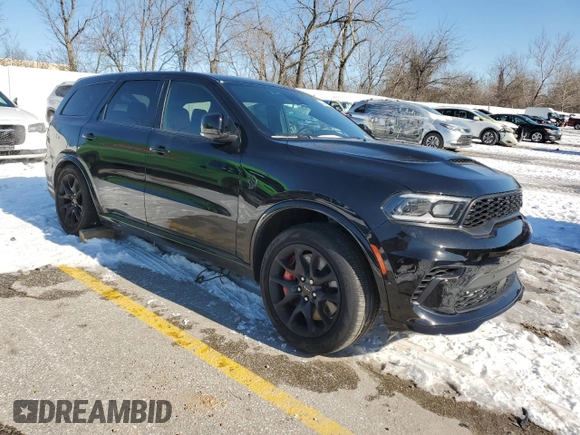 2023 Dodge Durango SRT Hellcat Premium with VIN 1C4SDJH9XPC689284, listed as a Copart auction lot 46410605 with 14,253 mi miles and Salvage Title. Bid and sale history available at DreamBid. Image 4.