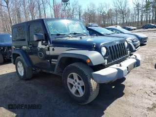 2014 Jeep Wrangler Sport with VIN 1C4AJWAG1EL314651, listed as a IAAI auction lot 41881814 with 222,483 mi miles and . Bid and sale history available at carsss.com. Image 1.