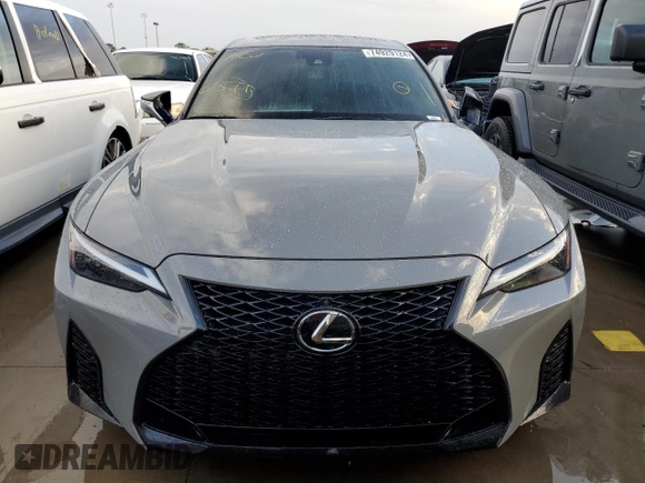 2022 Lexus IS 500 F Sport Performance Launch Edition with VIN JTHUP1D22N5001187, listed as a Copart auction lot 74929124 with 14,281 mi miles and Non repairable. Bid and sale history available at DreamBid. Image 5.