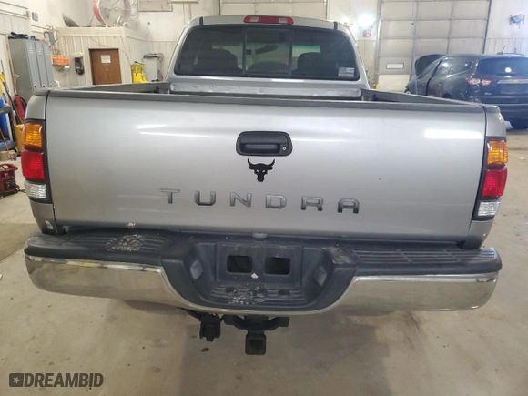 2002 Toyota Tundra SR5 with VIN 5TBRT34112S243196, listed as a Copart auction lot 46224555 with 0 mi miles and Salvage Title. Bid and sale history available at carsss.com. Image 6.