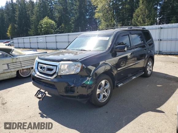 2011 Honda Pilot Touring with VIN 5FNYF4H92BB089912, listed as a Copart auction lot 52033125 with 159,080 mi miles and Salvage Title. Bid and sale history available at carsss.com. Image 1.