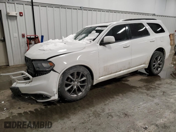2017 Dodge Durango GT with VIN 1C4RDJDG3HC817031, listed as a Copart auction lot 45729955 with 134,959 mi miles and Salvage title. Bid and sale history available at DreamBid. Image 1.