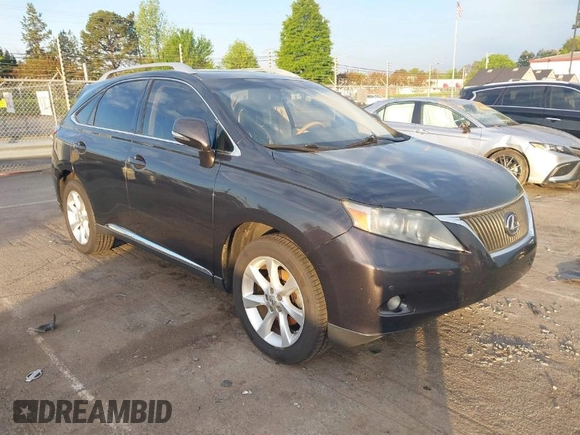 2010 Lexus RX 350 with VIN 2T2ZK1BA6AC035772, listed as a IAAI auction lot 42035624 with 257,977 mi miles. Bid and sale history available at carsss.com. Image 1.