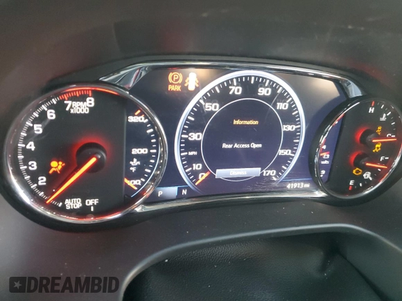 2023 GMC Acadia SLT with VIN 1GKKNULS3PZ164092, listed as a Copart auction lot 88752775 with 41,913 mi miles and Salvage Title. Bid and sale history available at DreamBid. Image 9.