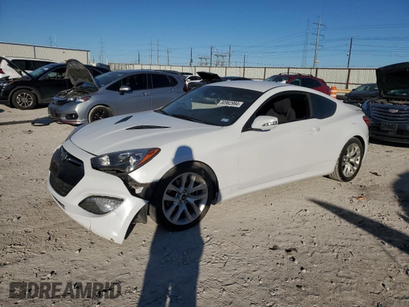 2015 Hyundai Genesis Coupe 3.8L Base with VIN KMHHT6KJXFU129332, listed as a Copart auction lot 80962994 with Not provided miles and Salvage title. Bid and sale history available at DreamBid. Image 1.