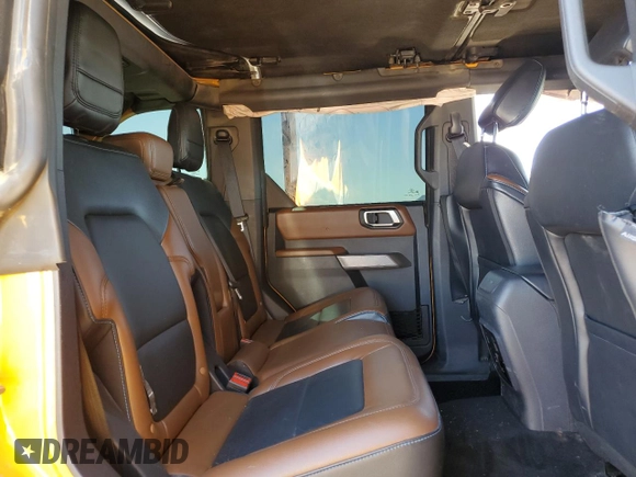 2022 Ford Bronco with VIN 1FMEE5BP8NLB30916, listed as a Copart auction lot 54632415 with 33,316 mi miles and Salvage title. Bid and sale history available at DreamBid. Image 11.