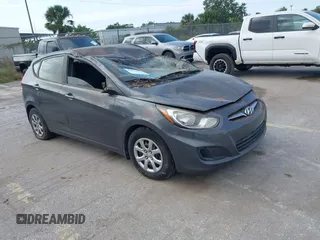 2012 Hyundai Accent GS with VIN KMHCT5AE7CU050253, listed as a IAAI auction lot 40601479 with 88,734 mi miles. Bid and sale history available at carsss.com. Image 1.