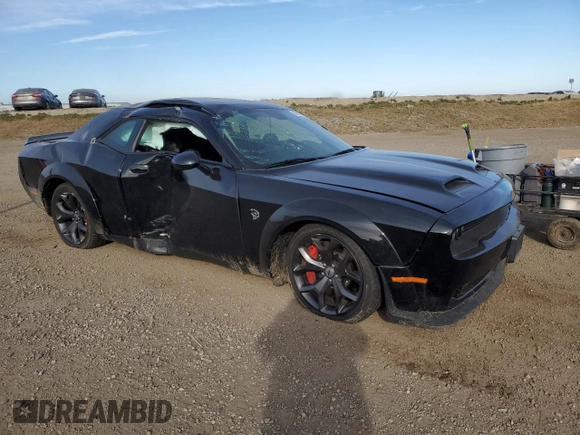 2021 Dodge Challenger SRT Hellcat with VIN 2C3CDZC98MH644920, listed as a Copart auction lot 78291074 with 6,808 mi miles and Salvage Title. Bid and sale history available at DreamBid. Image 4.