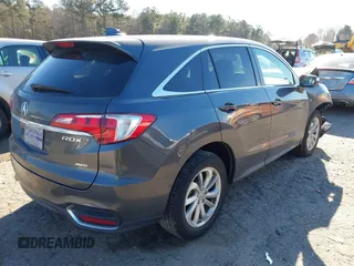 2016 Acura RDX Tech Pkg with VIN 5J8TB4H53GL012989, listed as a IAAI auction lot 41340473 with 109,056 mi miles. Bid and sale history available at carsss.com. Image 4.
