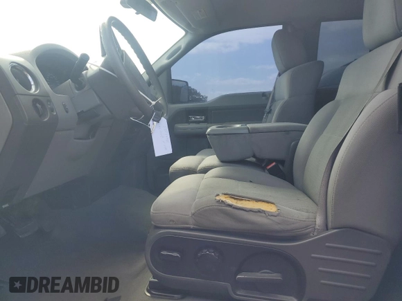 2006 Ford F-150 XLT with VIN 1FTPX12566KC51949, listed as a Copart auction lot 53346765 with 129,284 mi miles and Salvage title. Bid and sale history available at DreamBid. Image 7.