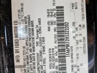 2017 Ford Mustang GT z VIN 1FA6P8CF2H5323202, wystawiony jako Copart lot #60057815 z przebiegiem 52 907 mil mil oraz Szkoda całkowita • Salvage title. Historia ofert i sprzedaży dostępna na DreamBid. Obrazek 13.