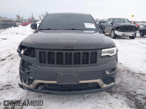 2016 Jeep Grand Cherokee Overland with VIN 1C4RJFCM5GC474718, listed as a IAAI auction lot 41307515 with 153,246 mi miles and . Bid and sale history available at DreamBid. Image 12.