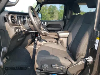 2018 Jeep Wrangler Sport with VIN 1C4GJXAN5JW180105, listed as a Copart auction lot 59057745 with 57,310 mi miles and Salvage title. Bid and sale history available at DreamBid. Image 7.
