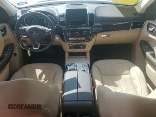 2017 Mercedes-Benz GLS 450 with VIN 4JGDF6EE9HA851724, listed as a Copart auction lot 71825474 with 38,626 mi miles and Salvage Title. Bid and sale history available at DreamBid. Image 8.