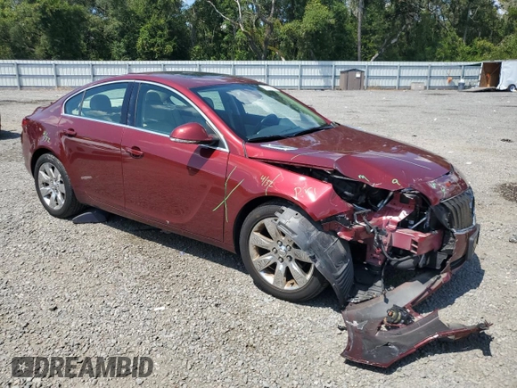 2017 Buick Regal Premium II with VIN 2G4GR5GX0H9147226, listed as a Copart auction lot 72507684 with 51,215 mi miles and Salvage Title. Bid and sale history available at carsss.com. Image 4.