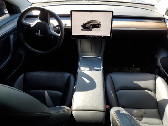 2023 Tesla Model 3 z VIN 5YJ3E1EA4PF706521, wystawiony jako Copart lot #49295465 z przebiegiem 25 026 mil mil oraz Szkoda całkowita • Salvage title. Historia ofert i sprzedaży dostępna na DreamBid. Obrazek 8.