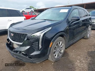 2019 Cadillac XT4 AWD Sport with VIN 1GYFZFR40KF111912, listed as a IAAI auction lot 42375992 with 98,006 mi miles and . Bid and sale history available at DreamBid. Image 2.