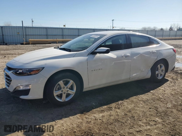 2024 Chevrolet Malibu LS with VIN 1G1ZC5ST8RF201103, listed as a Copart auction lot 48533815 with 7,629 mi miles and Salvage Title. Bid and sale history available at DreamBid. Image 1.
