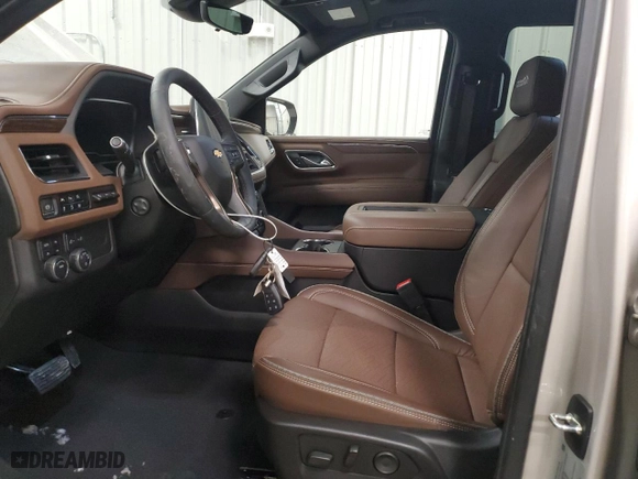 2023 Chevrolet Tahoe High Country with VIN 1GNSKTKL2PR505711, listed as a Copart auction lot 89242515 with 6,394 mi miles and Salvage Title. Bid and sale history available at carsss.com. Image 7.