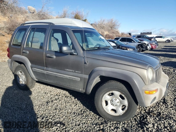 2003 Jeep Liberty Sport with VIN 1J4GL48K53W641210, listed as a Copart auction lot 44279145 with 215,498 mi miles and Clean Title. Bid and sale history available at carsss.com. Image 4.