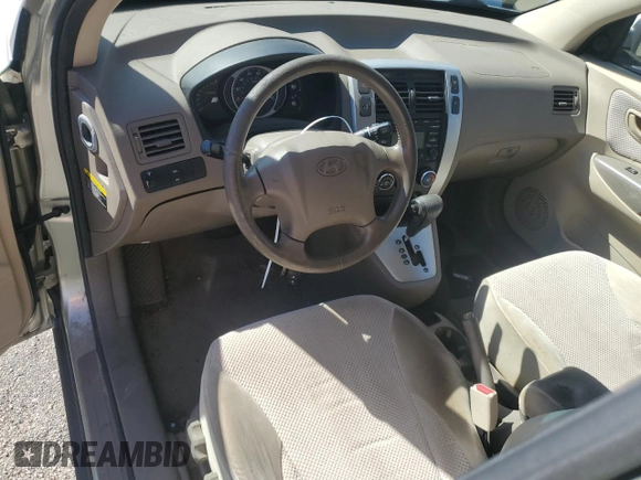 2008 Hyundai Tucson SE with VIN KM8JN12D88U895247, listed as a Copart auction lot 75433954 with 125,198 mi miles and Salvage Title. Bid and sale history available at carsss.com. Image 8.