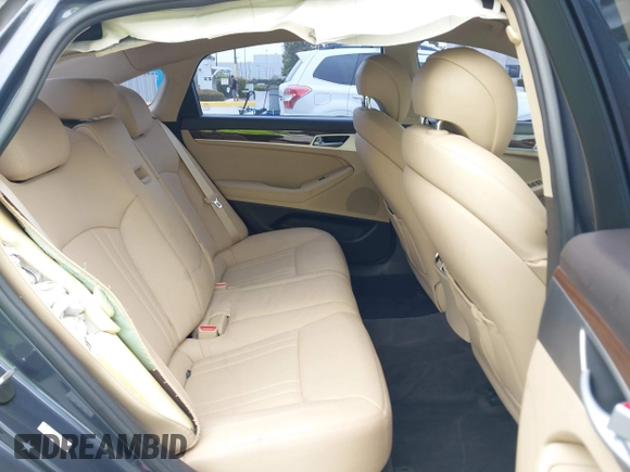 2017 Genesis G80 3.8L with VIN KMHGN4JE9HU181178, listed as a IAAI auction lot 42570337 with 84,104 mi miles and . Bid and sale history available at DreamBid. Image 8.