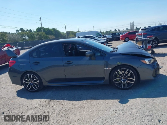 2021 Subaru WRX STI Limited with VIN JF1VA2W69M9813192, listed as a IAAI auction lot 41772385 with 47,644 mi miles. Bid and sale history available at carsss.com. Image 13.