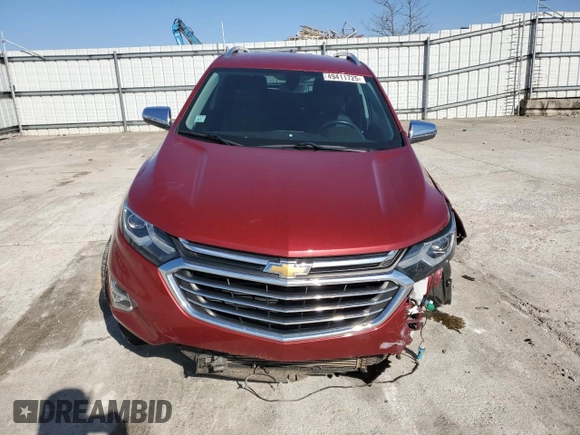 2019 Chevrolet Equinox Premier with VIN 3GNAXXEV4KS619149, listed as a Copart auction lot 49411725 with 38,422 mi miles and Salvage Title. Bid and sale history available at DreamBid. Image 5.