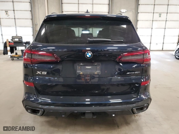 2022 BMW X5 xDrive40i with VIN 5UXCR6C02N9J15153, listed as a Copart auction lot 50872675 with 80,011 mi miles and Salvage Title. Bid and sale history available at carsss.com. Image 6.