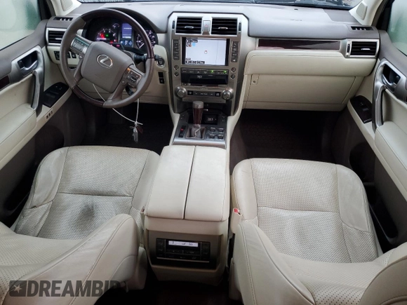 2014 Lexus GX 460 Luxury with VIN JTJJM7FX7E5089238, listed as a Copart auction lot 87027614 with 158,398 mi miles and Salvage title. Bid and sale history available at DreamBid. Image 8.