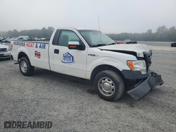 2014 Ford F-150 XL with VIN 1FTMF1CM7EKD61547, listed as a Copart auction lot 74311804 with 175,203 mi miles and Salvage title. Bid and sale history available at DreamBid. Image 4.