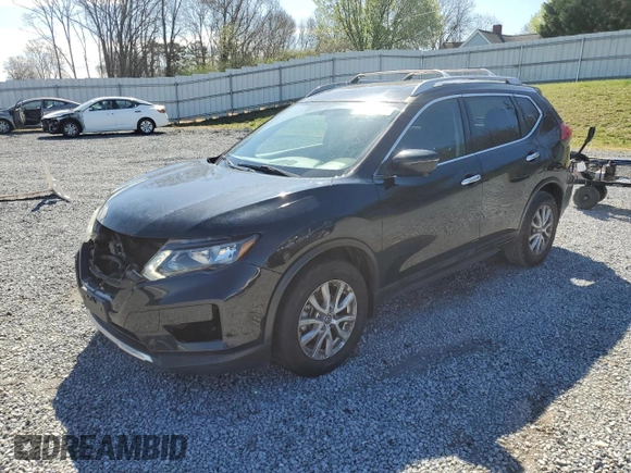2017 Nissan Rogue SV with VIN 5N1AT2MT7HC896430, listed as a Copart auction lot 48078795 with 99,566 mi miles and Salvage Title. Bid and sale history available at carsss.com. Image 1.