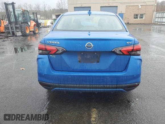 2021 Nissan Versa SV with VIN 3N1CN8EV9ML831185, listed as a Copart auction lot 50714455 with 156,963 mi miles and Clean Title. Bid and sale history available at DreamBid. Image 6.