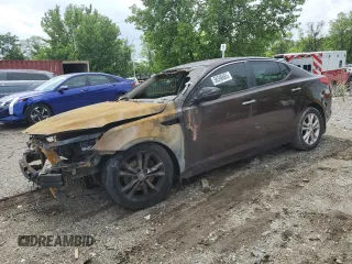 2012 Kia Optima EX z VIN 5XXGN4A76CG054599, wystawiony jako Copart lot #56596665 z przebiegiem Nie podano mil oraz Szkoda całkowita • Salvage title. Historia ofert i sprzedaży dostępna na DreamBid. Obrazek 1.