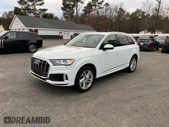 2021 Audi Q7 Premium with VIN WA1AXAF7XMD028911, listed as a Copart auction lot 86017744 with 81,815 mi miles and Clean title. Bid and sale history available at DreamBid. Image 2.