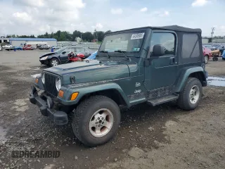 2003 Jeep Wrangler Sahara with VIN 1J4FA59S73P308250, listed as a Copart auction lot 64305965 with 186,288 mi miles and Clean title. Bid and sale history available at DreamBid. Image 1.