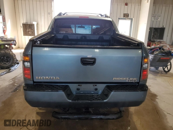 2006 Honda Ridgeline RT with VIN 2HJYK16246H556775, listed as a Copart auction lot 76258324 with 242,241 mi miles and Salvage Title. Bid and sale history available at carsss.com. Image 6.