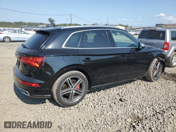 2018 Audi SQ5 Premium Plus with VIN WA1A4AFY0J2202932, listed as a Copart auction lot 71538104 with 90,036 mi miles and Salvage Title. Bid and sale history available at DreamBid. Image 3.