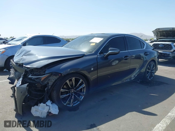 2021 Lexus IS 350 F Sport with VIN JTHGZ1B26M5037621, listed as a IAAI auction lot 42271422 with 42,719 mi miles and . Bid and sale history available at DreamBid. Image 17.