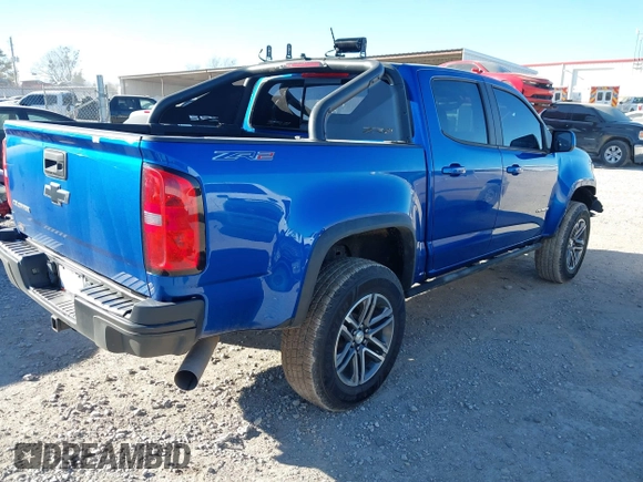 2018 Chevrolet Colorado 4WD ZR2 with VIN 1GCPTEE10J1288344, listed as a IAAI auction lot 40966394 with 118,056 mi miles. Bid and sale history available at carsss.com. Image 4.
