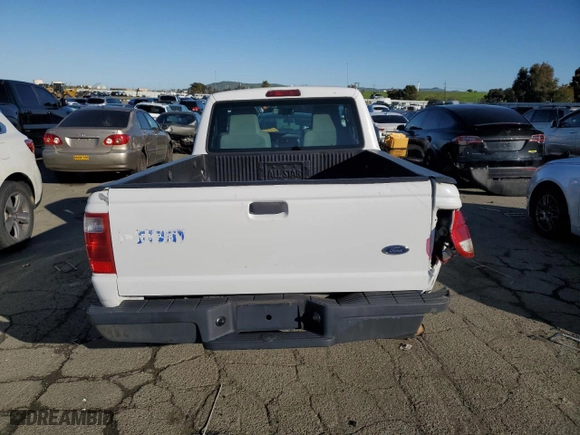 2005 Ford Ranger XL with VIN 1FTYR10D15PA18586, listed as a Copart auction lot 44085795 with 239,684 mi miles and Salvage Title. Bid and sale history available at carsss.com. Image 6.