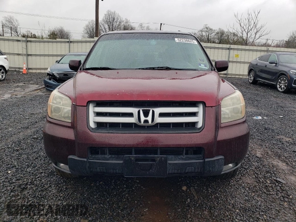 2008 Honda Pilot EX-L with VIN 5FNYF18598B004309, listed as a Copart auction lot 52238625 with 249,569 mi miles and Clean Title. Bid and sale history available at carsss.com. Image 5.