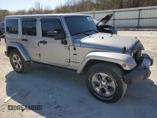 2016 Jeep Wrangler Unlimited 75th Anniversary with VIN 1C4BJWEG3GL265518, listed as a Copart auction lot 48952605 with 77,783 mi miles and Salvage title. Bid and sale history available at DreamBid. Image 4.