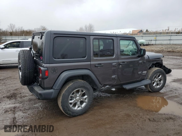 2020 Jeep Wrangler Unlimited Sport S z VIN 1C4HJXDN7LW286915, wystawiony jako Copart lot #51834275 z przebiegiem 33 129 mil mil oraz Szkoda całkowita • Salvage title. Historia ofert i sprzedaży dostępna na DreamBid. Obrazek 3.