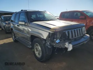 1997 Jeep Grand Cherokee Limited with VIN 1J4GZ78Y4VC568288, listed as a Copart auction lot 88265025 with 185,015 mi miles and Salvage Title. Bid and sale history available at carsss.com. Image 4.
